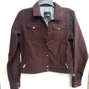 The North face anshu brown jacket s small wind water resistant